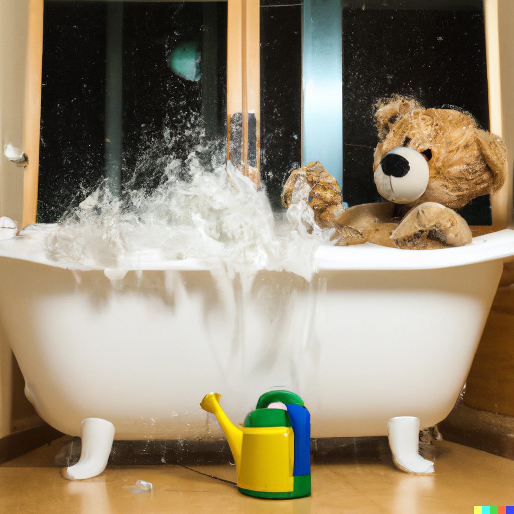 Why Tenant Insurance is Essential with Overflowing bathtub