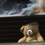 Why Tenant Insurance is Essential, teddy bear stuck in apartment fire